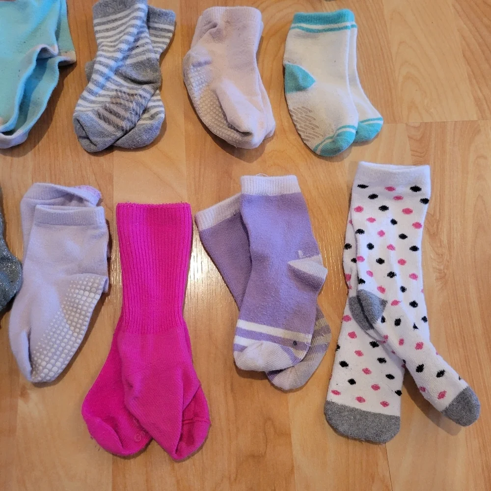 Toddler Sock Bundle 25 Pairs Size 12-36 Months